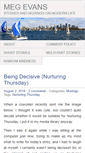 Mobile Screenshot of megevans.com